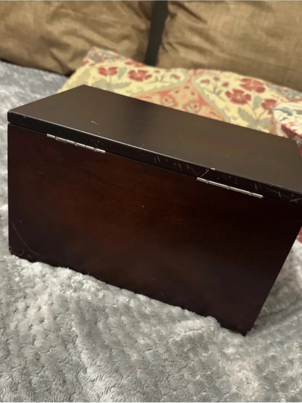 Beautiful Wooded Jewelry Box 5 Draws And Has Mirror
